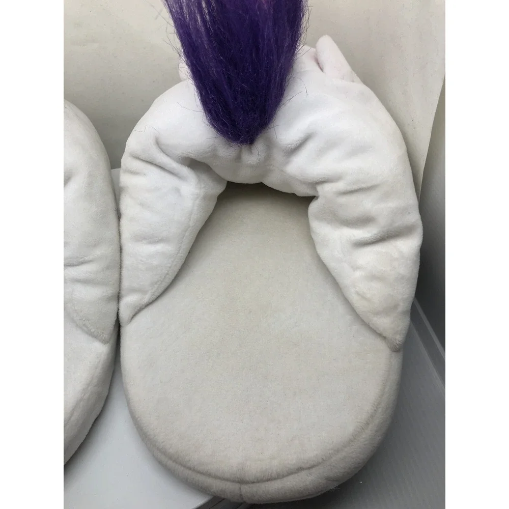 Girls Slippers Unicorn Face Plush Slippers 10